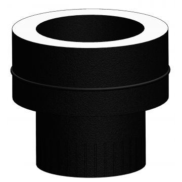 System 2 T/Wall Black Ins 125mm Start Off Adaptor