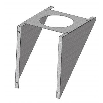 200mm T/Wall Base Wall Support