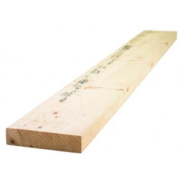 White Deal Rough Timber - 175mm x 44mm x 6.0m ( 7 x 2 Inches)