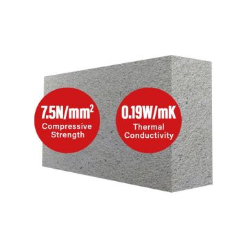 Mannok Aircrete Thermal Blocks 440mm x 215mm x 100mm