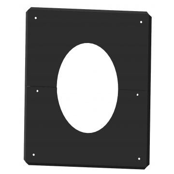 System 2 150mm x 90deg Rosette Plate Split 2-150-Rp90-S