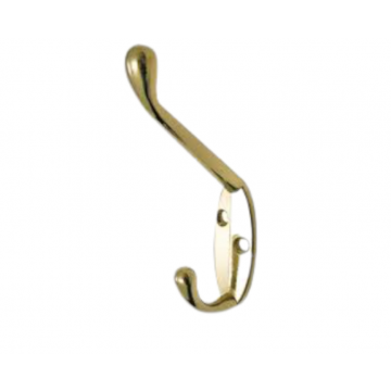 Hat & Coat Hook Brass (1)