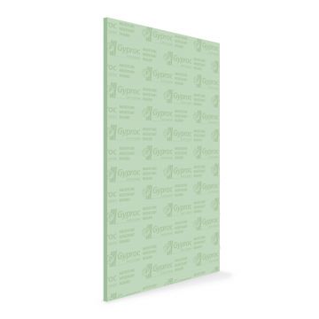 Gyproc Moisture Resistant Plasterboard 2400mm X 1200mm X 12.5mm Tapered Edge