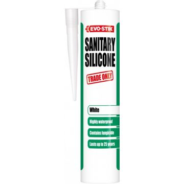 Evo Stick Sanitary Silicone White