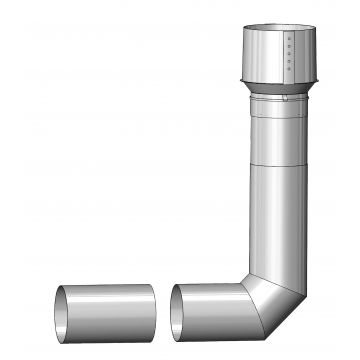 Clay Adaptor 150mm x 90deg Kit