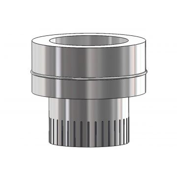 System 2 T/Wall S/S Ins 125mm Start Off Adaptor