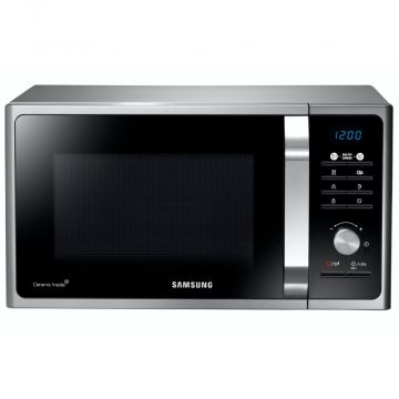 Samsung 23 L Solo 800W Microwave with Triple Distribution System - Silver | MS23F301TAS/EU