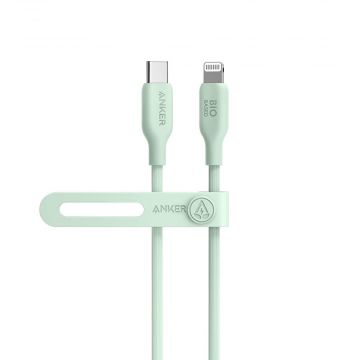 Anker 541 USB-C To Lightning Cable - 6ft - Green | A80A2G61