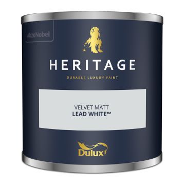 Dulux Heritage Tester Lead White 125ml