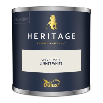 Dulux Heritage Tester Linnet White 125ml