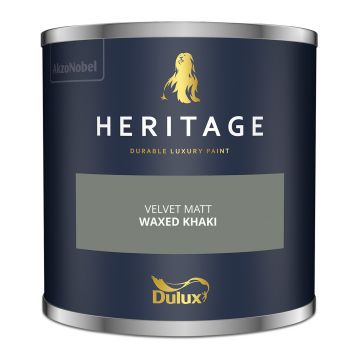 Dulux Heritage Tester Waxed Khaki 125ml