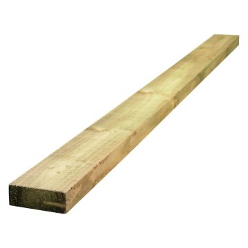 Treated Rough White Deal Timber 150mm X 22mm X 4.8m (6 X 1 Inches). 