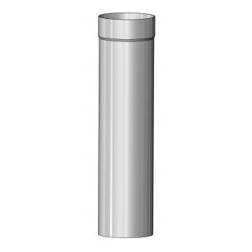 System 1 5" 750mm Stainless Steel 2.5ft Solid Fuel