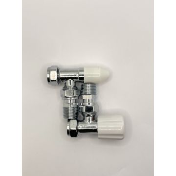 Plumb Centre 1/2" Radiator Valve Angled Cpr (Pr)