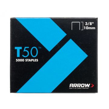 Arrow Staples T50/55 10mm (3/8") 1250/box 50038