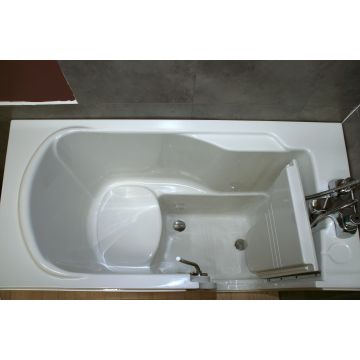 Athena Walk In Bath 1270 1270 x 660mm Deep Soak Standard