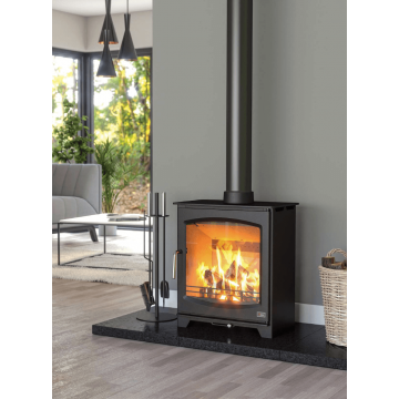 Henley Avon 5 W/B Eco Stove Matt Black