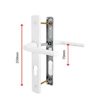 Hoppe Frankfurt Pz70 Handle 117l/2160n/216 White