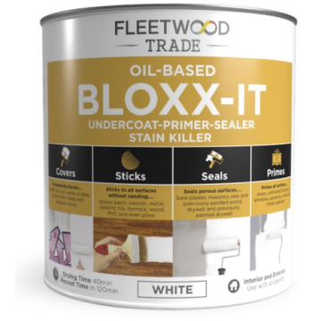 Fleetwood Bloxx-It Oil Based Primer 2.5lt White