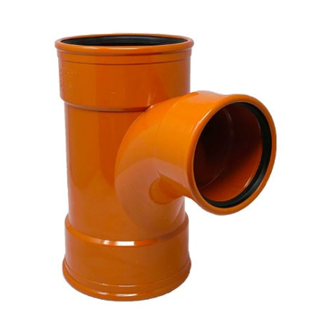 Sewer 160 x 110mm x 90deg Branch Triple Socket