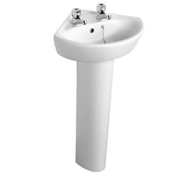 Sandringham 21 Corner Basin 48 x 40 White 1th Of Nch