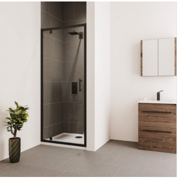 Verve Black Pivot Door 800mm