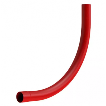 ESB 110mm x 45 Degree Red Ducting Bend