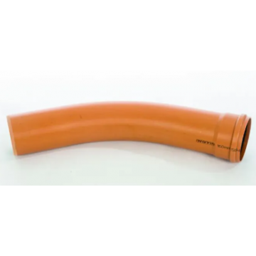 Sewer 160mm x 45deg Long Radius Bend Single Socket