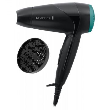 Remington On The Go Compact Hair Dryer - Black/Green | D1500