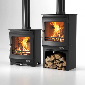 Henley St320 Cambridge Eco-5 Eco Stove Matt Black