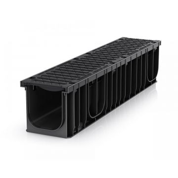 Recyfix 8 Fold-Bolt Iron Grating Drainage Channel Ductile D400