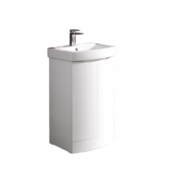 Kalos 50cm White Freestanding Unit Kal50fw