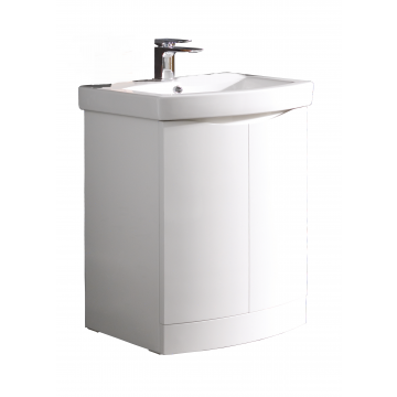 Kalos 60cm White Freeestanding Unit Kal60fw