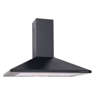 Luxair 60cm Premium Chimney Hood Black | LA-60-STD-BLK