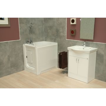 Maestro Walk In Bath 900 900 x 660mm Mini Deep Soak Standard