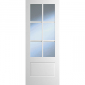 Indoors Dover Marina Clear Glass Door - 80 Inch x 32 Inch (2032mm x 813mm)