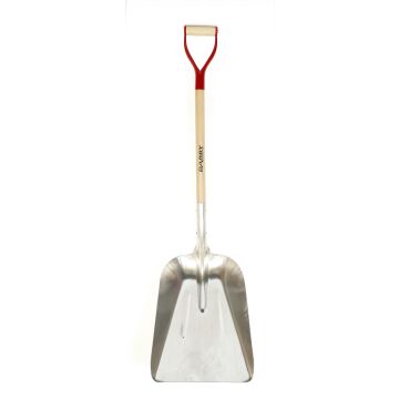 Darby Aluminium Grain Shovel Steel D Grip Os