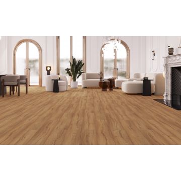 Poznan 12mm Oak Laminate Flooring 4V Aqua AC5 Se014 1.88m2/pack