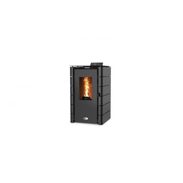 SOLIS Pellet Stove K50 6kW Black Panels comes with Commissioning