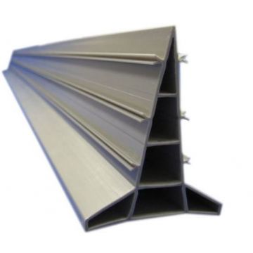 PVC Expansion Joint Rule 5m x 75mm Grey