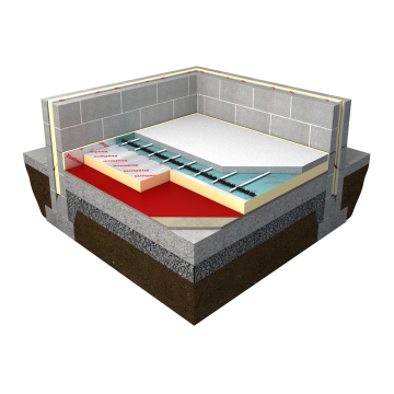 Xtratherm Polyiso Under Floor Insulation - 2400mm x 1200 x 50