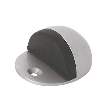 Door Stop Oval Sheilded Aluminium (1)