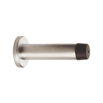 Doorstop - Floor Mounted (Oval) Satin Chrome