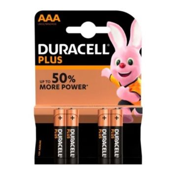 Duracell Plus AAA 4pk Batteries 141117