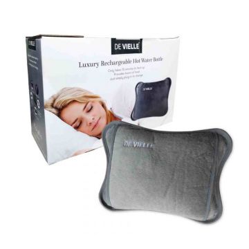 Devielle Rechargeable Hot Water Bottle Grey