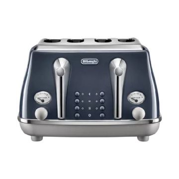 Delonghi Icona Capitals 4 Slice Toaster -London Blue | CTOC4003.BL