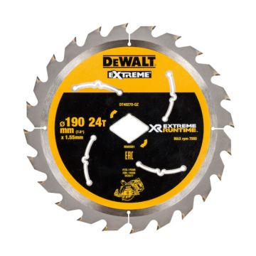 Dewalt Xr 190mmxdiamond Bore x 24t Csb