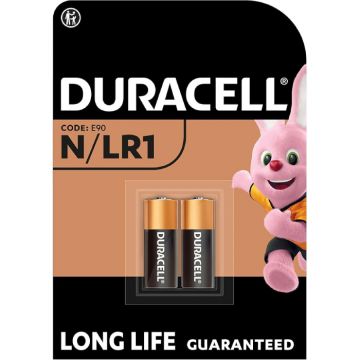 Duracell 1.5v Alkaline Battery (2 Pack)