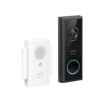 Eufy 1080p Wireless Smart Video Doorbell Slim Fit - Black | E8220311