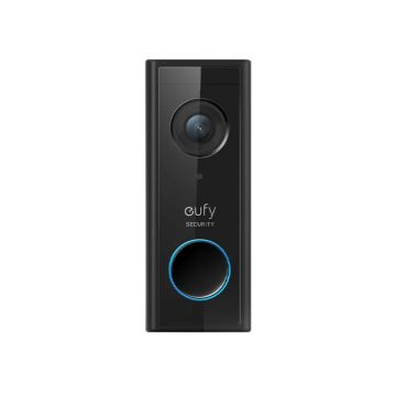 Eufy Wireless Add-on Smart Video Doorbell - Black | T82101W1